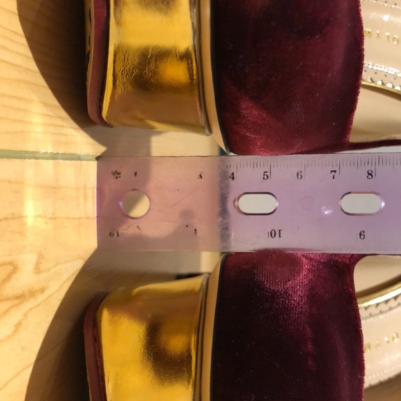 Charlotte Olympia burgundy platform heels size 36.5 - Picture 7 of 15